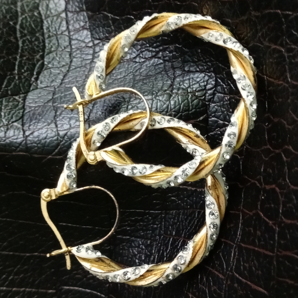Fashion twist hoops